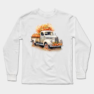 Truck of pumpkins Long Sleeve T-Shirt